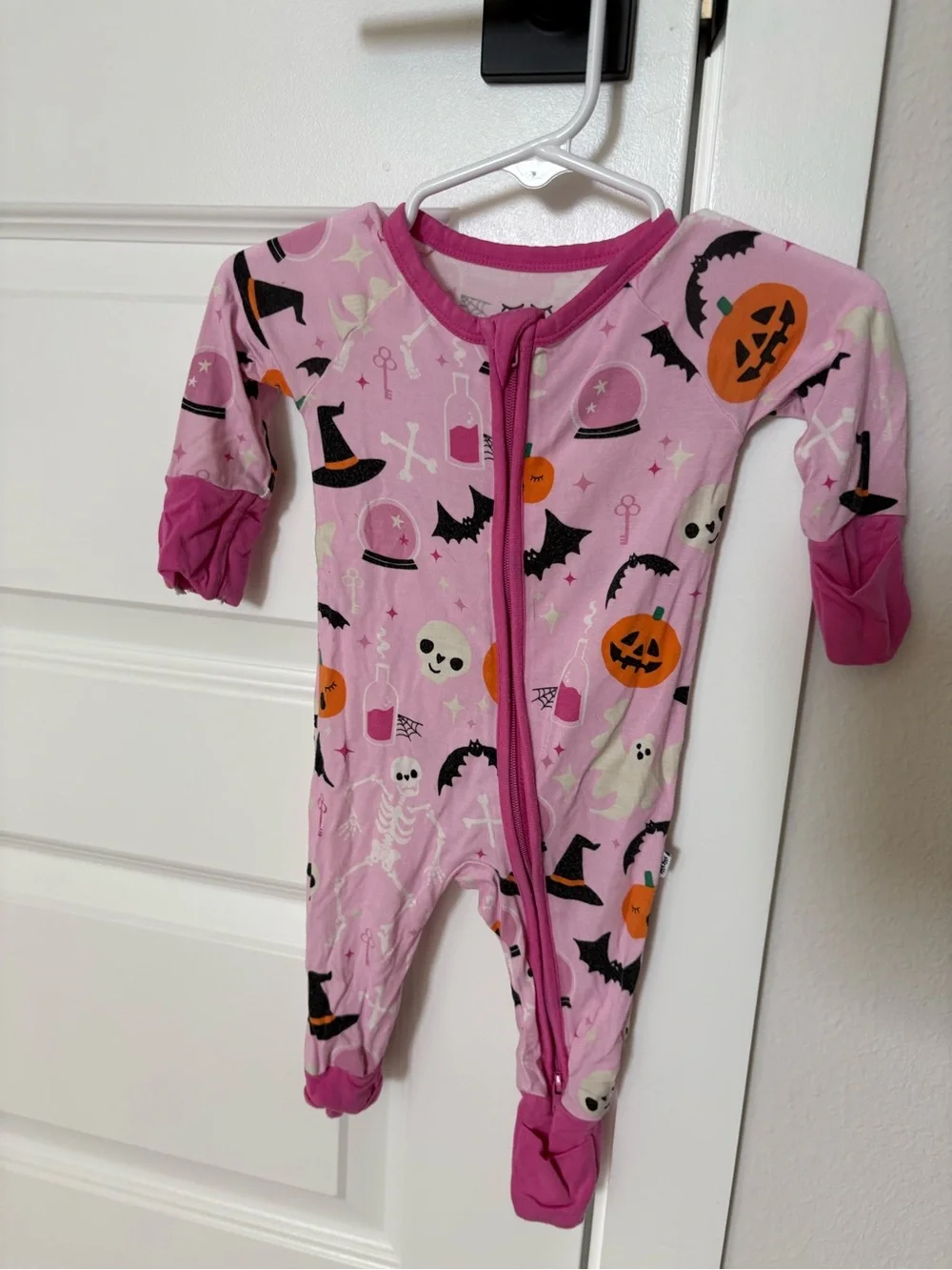 Pink Halloween Little Sleepies